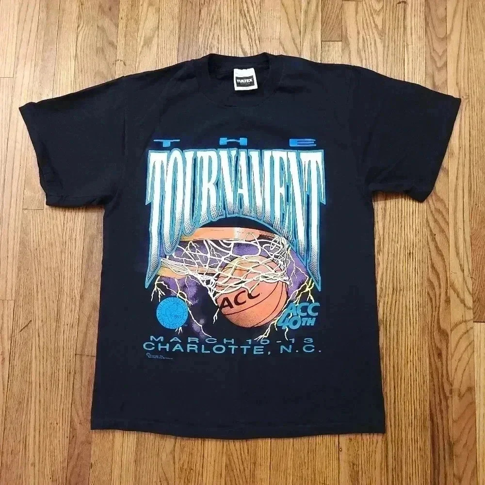 ACC Vintage Basketball T-shirt The Tournament 40th 1994 Size M Charlotte NC RARE